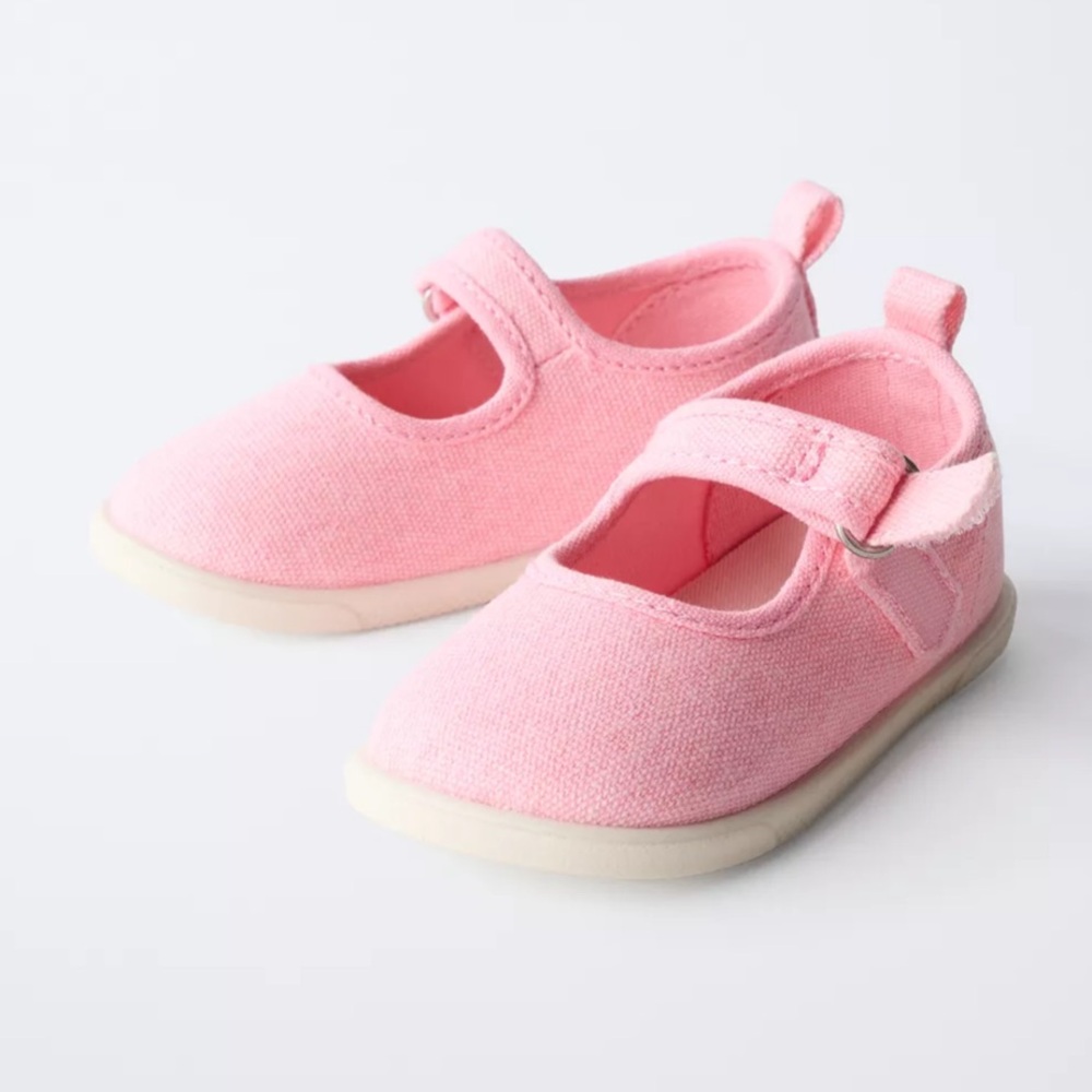 ZARA COTTON BALLET FLATS